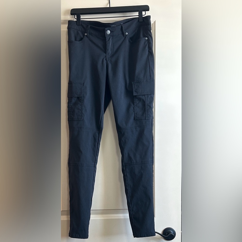 Prana Black Buttoned Pants